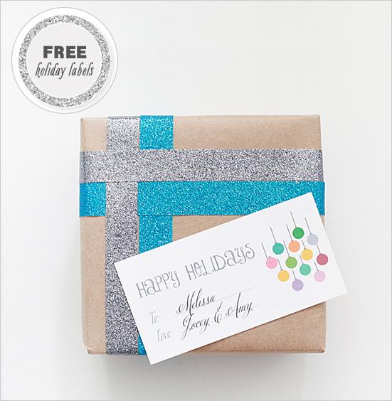 Wedding - Free Holiday Labels