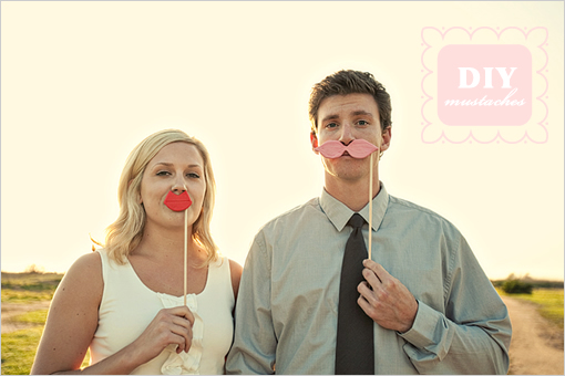 Wedding - Diy Fake Mustaches