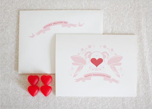 Hochzeit - Hummingbird Valentines Card