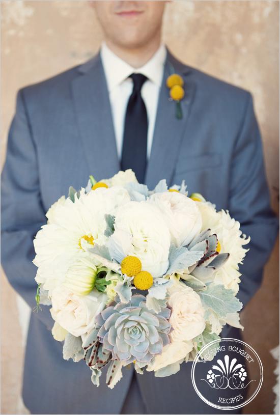 Wedding - Succulent Wedding Bouquet
