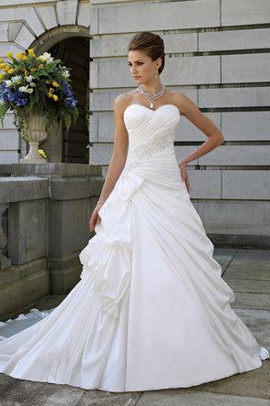 Wedding - David Tutera Strapless Wedding Dresses 