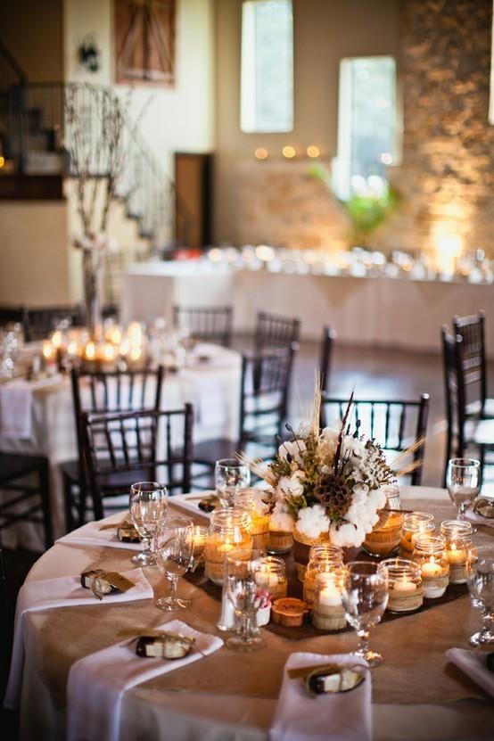 Wedding - Rustic Wedding Reception Decor