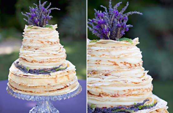 Mariage - Délicieux gâteaux de mariage Vintage ♥ Gâteau de mariage maison Crêpe