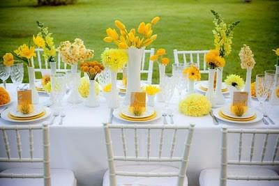 زفاف - عباد الشمس اللون الأصفر لوحات الزفاف
