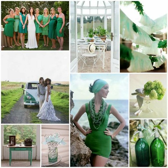 Hochzeit - Kelley Green Wedding Farbpaletten