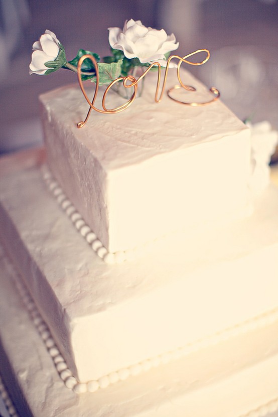 Hochzeit - DIY Wedding Cake Topper