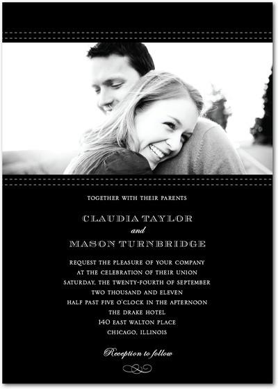 Mariage - Invitations de photo de mariage