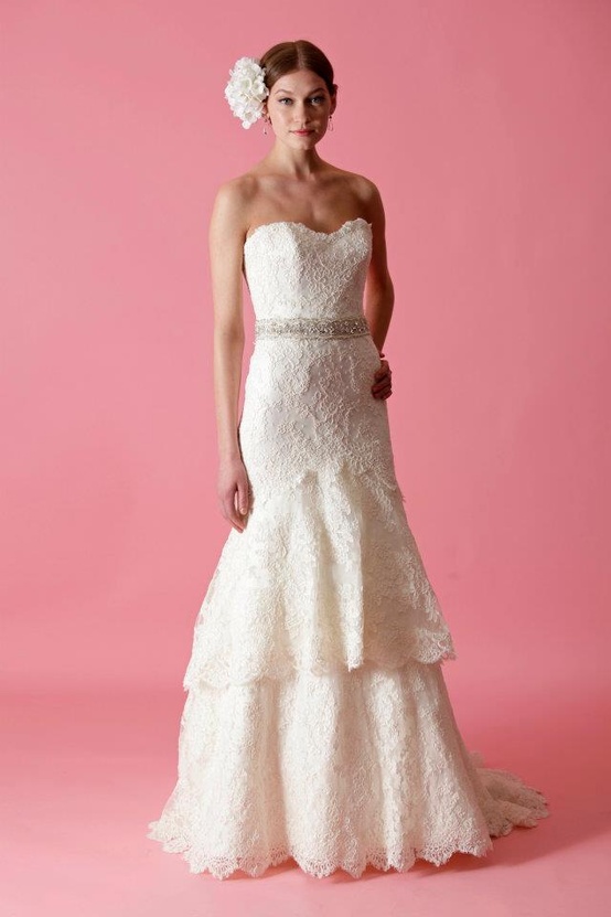 زفاف - أنيقة زفاف تصميم فستان خاص ♥ الزفاف فستان الدانتيل 2013