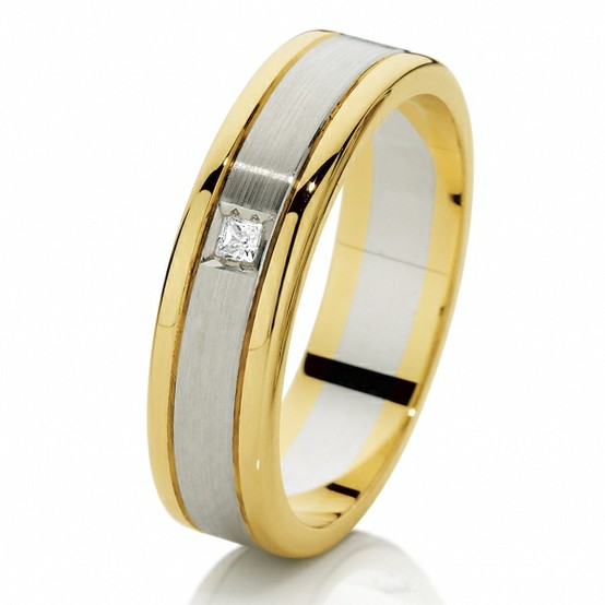 Hochzeit - Luxry Diamant Herren Ringe ♥ Männer Diamant-Hochzeit Ringe