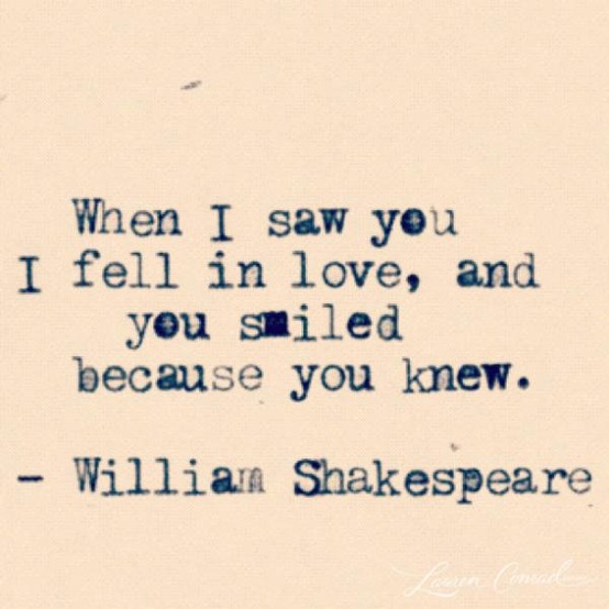 William.shakespeare I Love You Quote