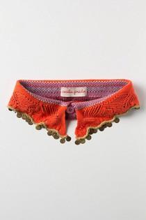 wedding photo - Vibrant Handmade Knit Collar 