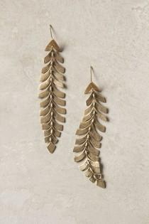 wedding photo - Southbound Plume Earrings - B