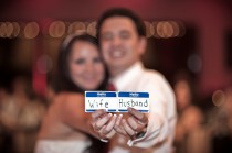 wedding photo - Hello, My Name Is "husband & Wife"