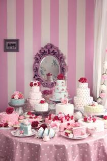 wedding photo -  Cath Kidston Inspired Cake Table