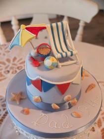 wedding photo - Seaside Cake