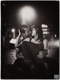 wedding photo - Romantik in der Straße