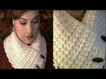 wedding photo - How To Crochet A Collar Scarf ~ Tutorial
