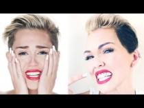 wedding photo - Miley Cyrus Wrecking Ball Video Make-up