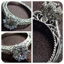 wedding photo - Engagement diamond ring