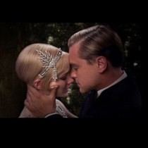 wedding photo - The Great Gatsby nuptiale de fleur de cheveux de perle de diadème de Rhinestone