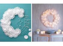 wedding photo - Paper Doily Wreath