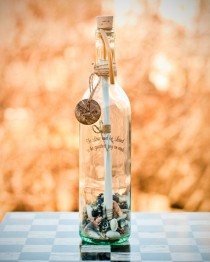 wedding photo - HONESTY Personalized Message In A Bottle Gift for Anniversaries - New