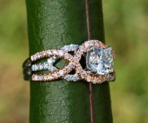wedding photo - bride Diamond Engagement Ring