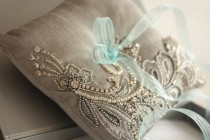 wedding photo - Wedding Ring Pillow