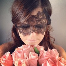 wedding photo - Boudoir Mask in Black - New