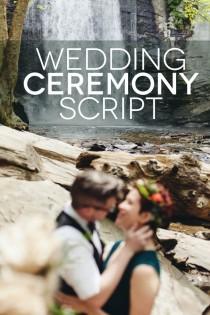 wedding photo - A Perfect Wedding Ceremony Script: To Make You Laugh And Cry