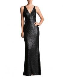 wedding photo - Dress the Population Sequin Gown