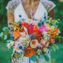 wedding photo - Ruffled Bouquet