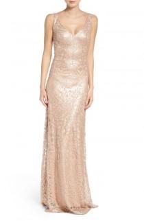 wedding photo - WTOO Sequin Embroidered A-Line Gown