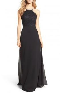 wedding photo - Hayley Paige Occasions Lace Halter Gown
