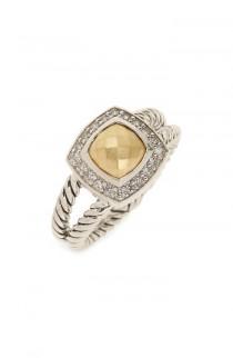 David Yurman Petite Albion Ring with Semiprecious Stone & Diamonds wedding photo - David Yurman Petite Albion Ring with Semiprecious Stone & Diamonds
