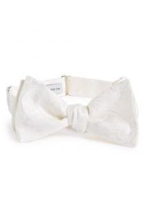 Robert Talbott Paisley Silk Bow Tie wedding photo - Robert Talbott Paisley Silk Bow Tie