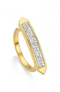 Monica Vinader Baja Skinny Diamond Stacking Ring wedding photo - Monica Vinader Baja Skinny Diamond Stacking Ring