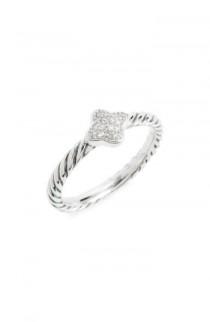 David Yurman Quatrefoil Ring with Diamonds wedding photo - David Yurman Quatrefoil Ring with Diamonds