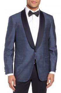 Hickey Freeman Classic B Fit Silk Dinner Jacket wedding photo - Hickey Freeman Classic B Fit Silk Dinner Jacket