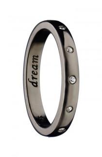 Monica Rich Kosann Dream Black Rhodium & White Sapphire Ring wedding photo - Monica Rich Kosann Dream Black Rhodium & White Sapphire Ring