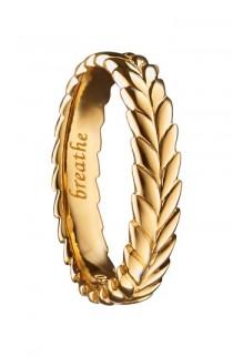 Monica Rich Kosann Breathe 18K Gold Ring wedding photo - Monica Rich Kosann Breathe 18K Gold Ring