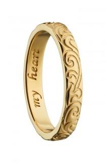 Monica Rich Kosann My Heart 18K Gold Poesy Ring wedding photo - Monica Rich Kosann My Heart 18K Gold Poesy Ring