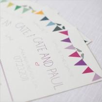 wedding photo - Bunting Save The Date