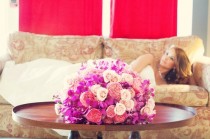 wedding photo -  Pink Wedding Bouquets