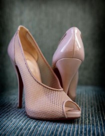 wedding photo -  Pink Wedding Shoes
