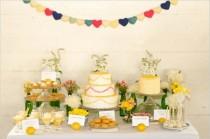 wedding photo - Sunny Lemon Yellow Hochzeitsdeko