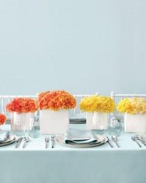 wedding photo -  Modern Wedding Centerpieces