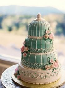 wedding photo - Special Wedding Cakes ♥ Vintage Wedding Cake Decorations