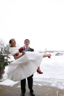 wedding photo - Зимняя свадебная фотография идея} Kis Dugunu Fotograflari