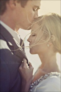 wedding photo - Свадебная фотография поцелуй